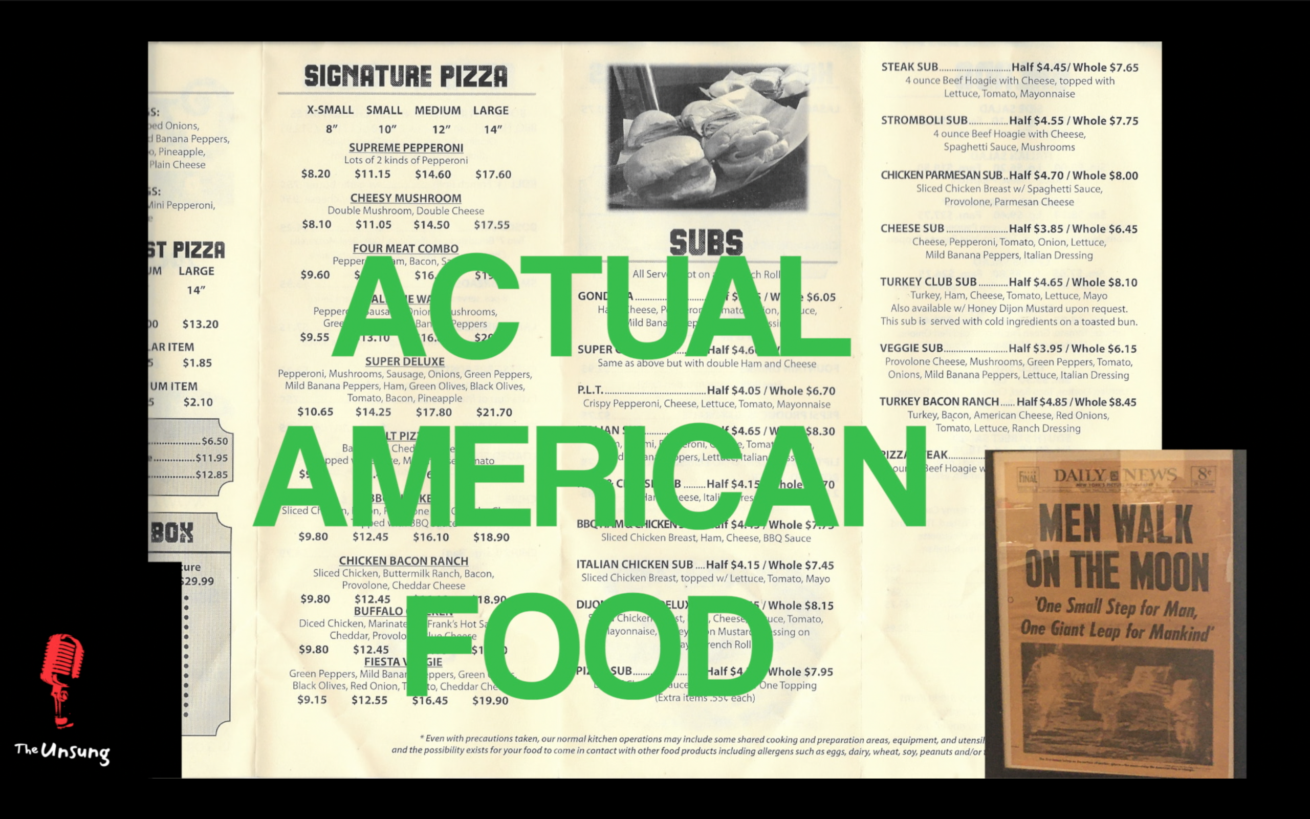 Actual American Food