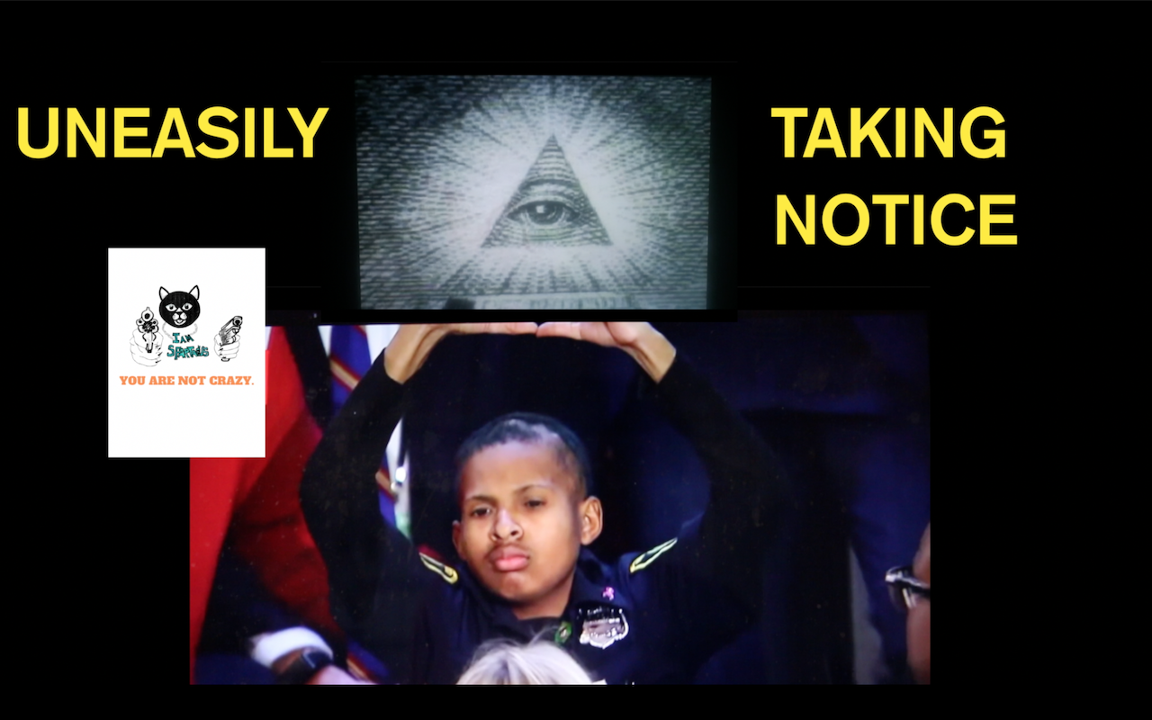 Uneasily Taking Notice