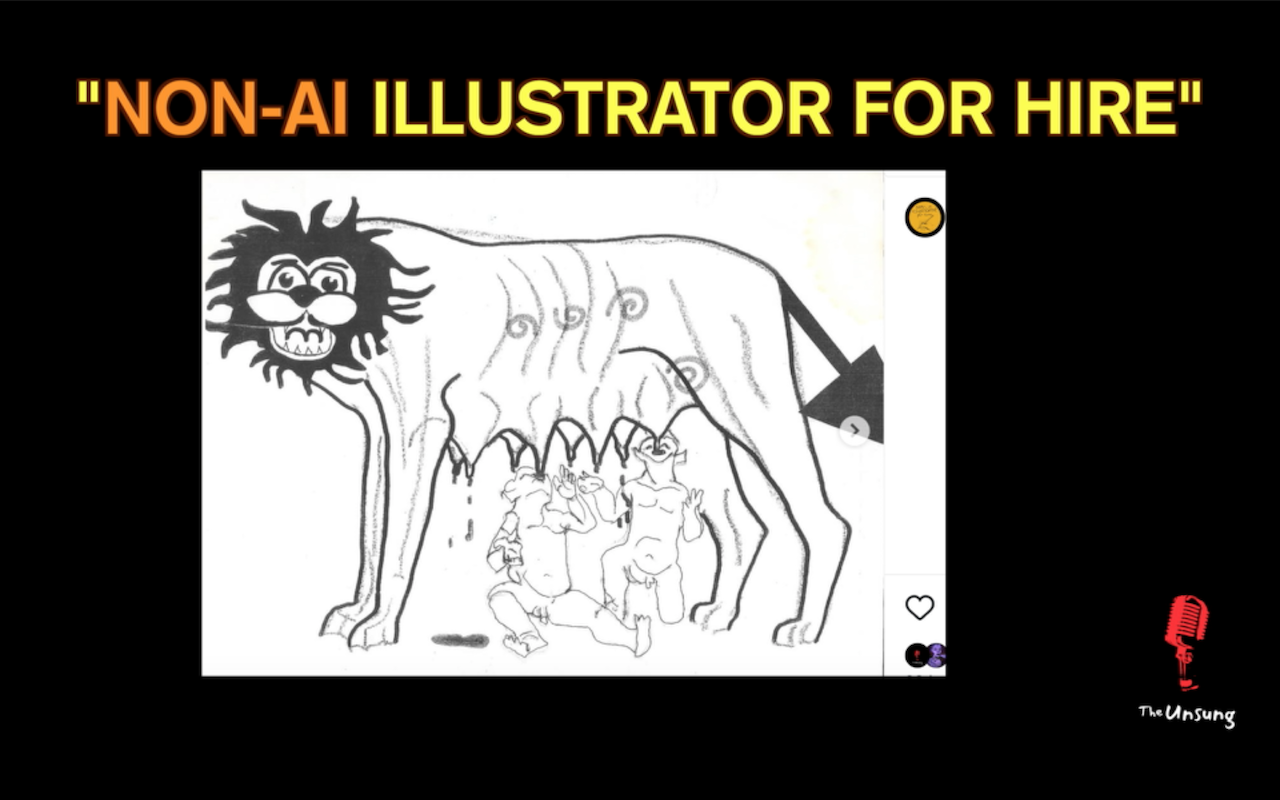 "NON-AI ILLUSTATOR FOR HIRE"