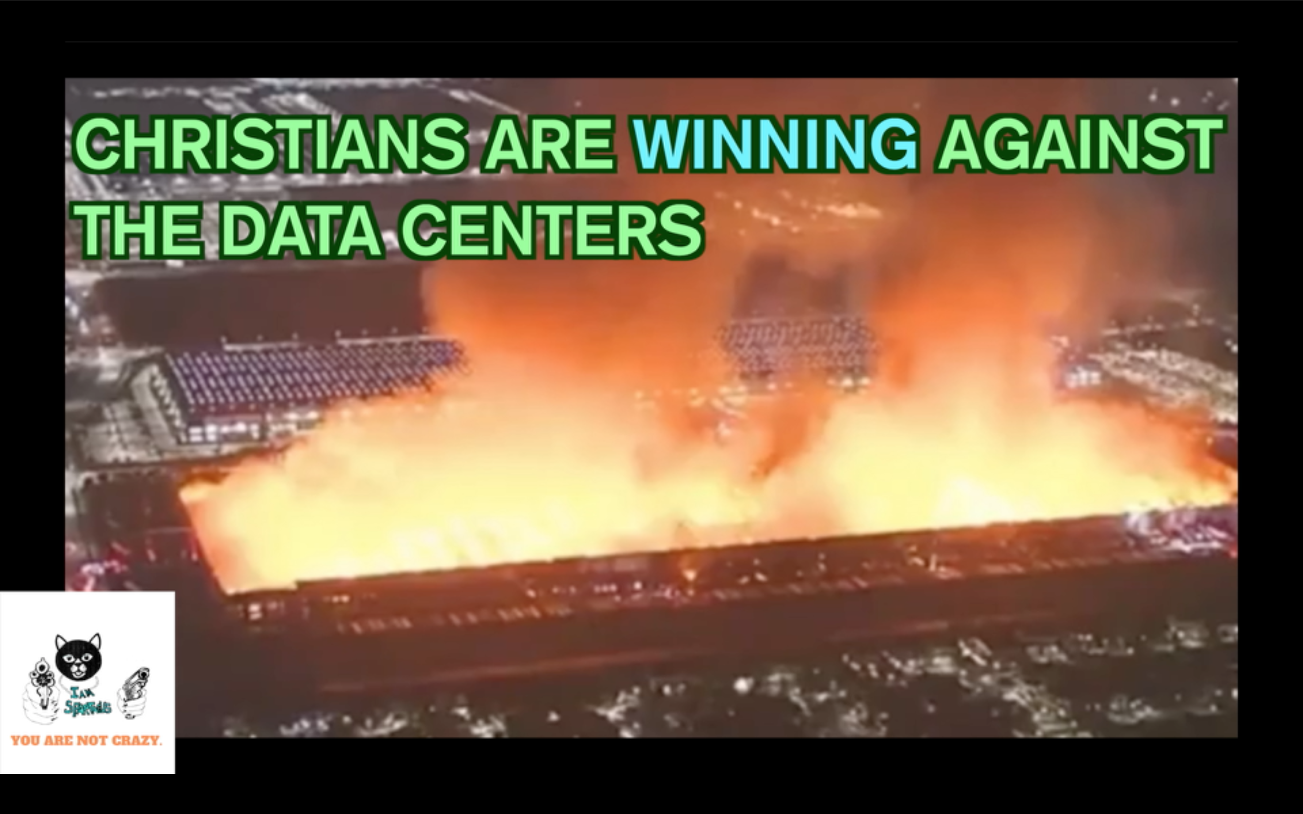 Christians are Winning against the Data Centers!
