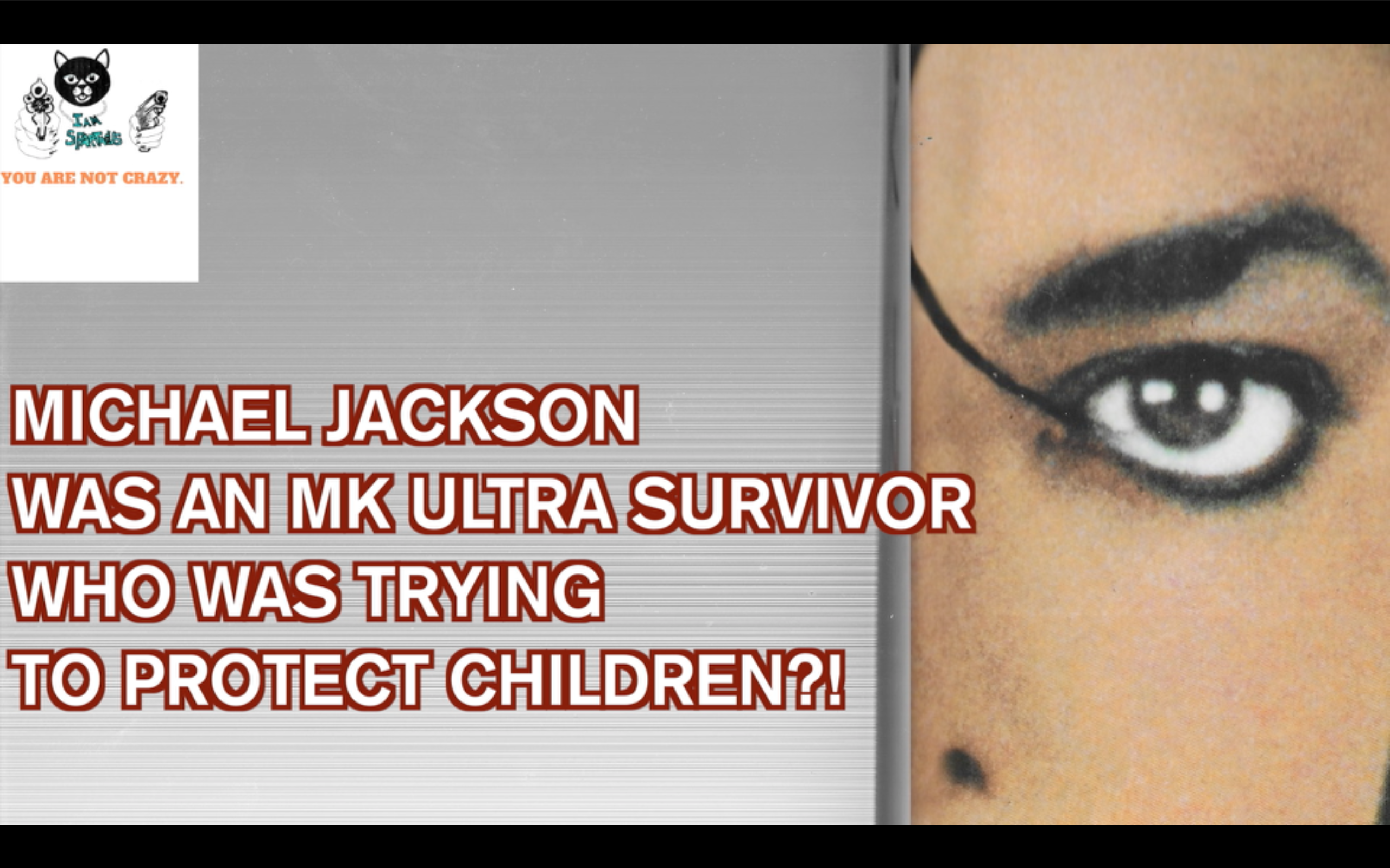 Michael Jackson was an Mkultra survivor who was trying to protect children?!
