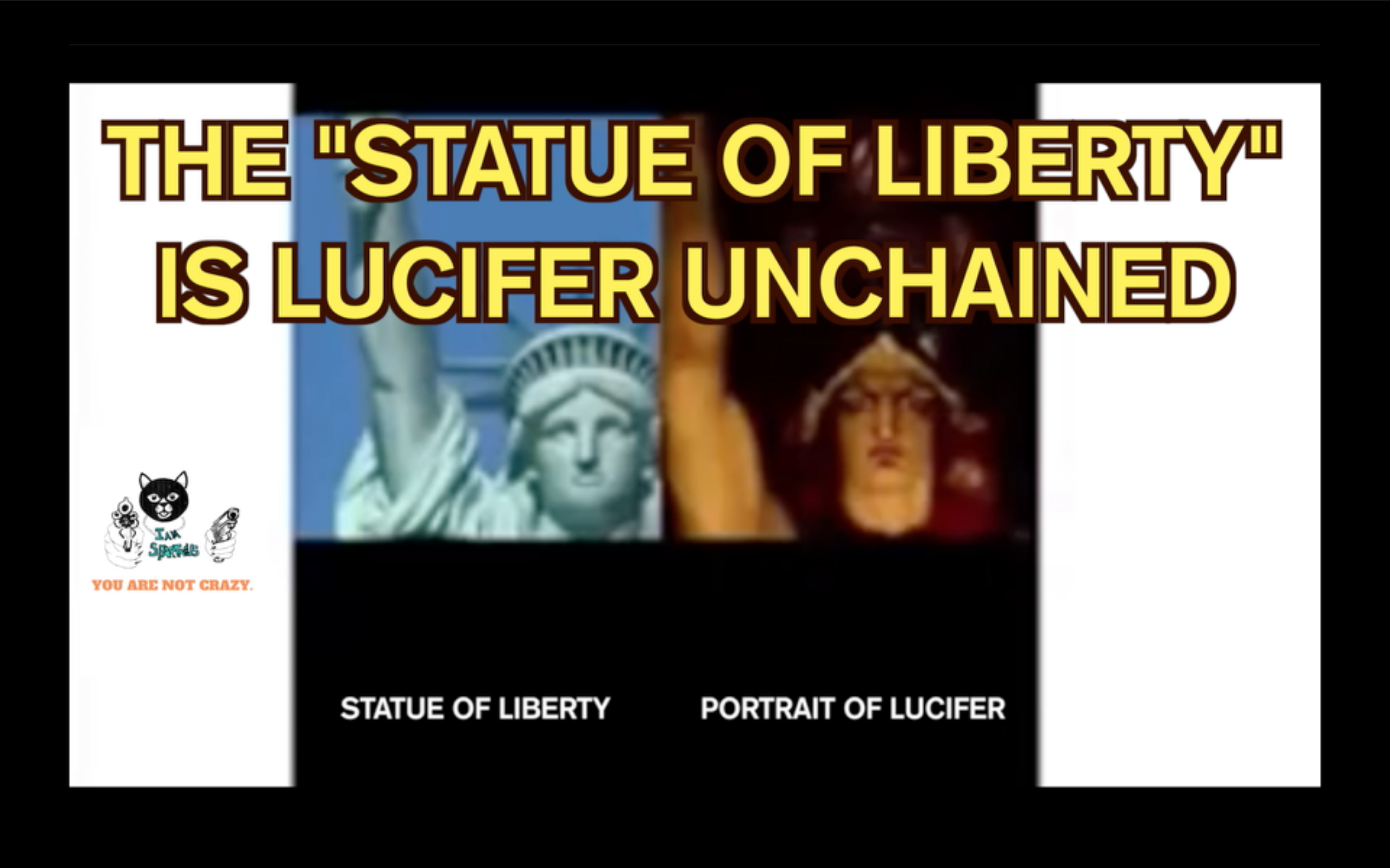 The Statue of Liberty is Lucifer Unchained