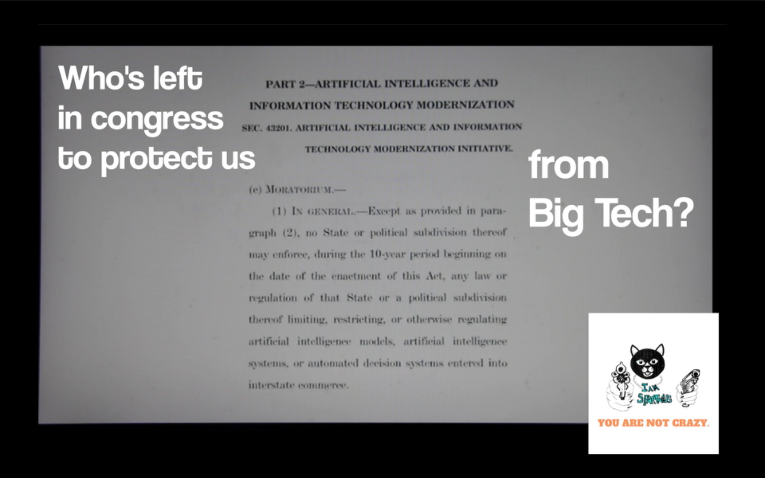 Member Exclusive: Who is left in congress to protect us from Big Tech?